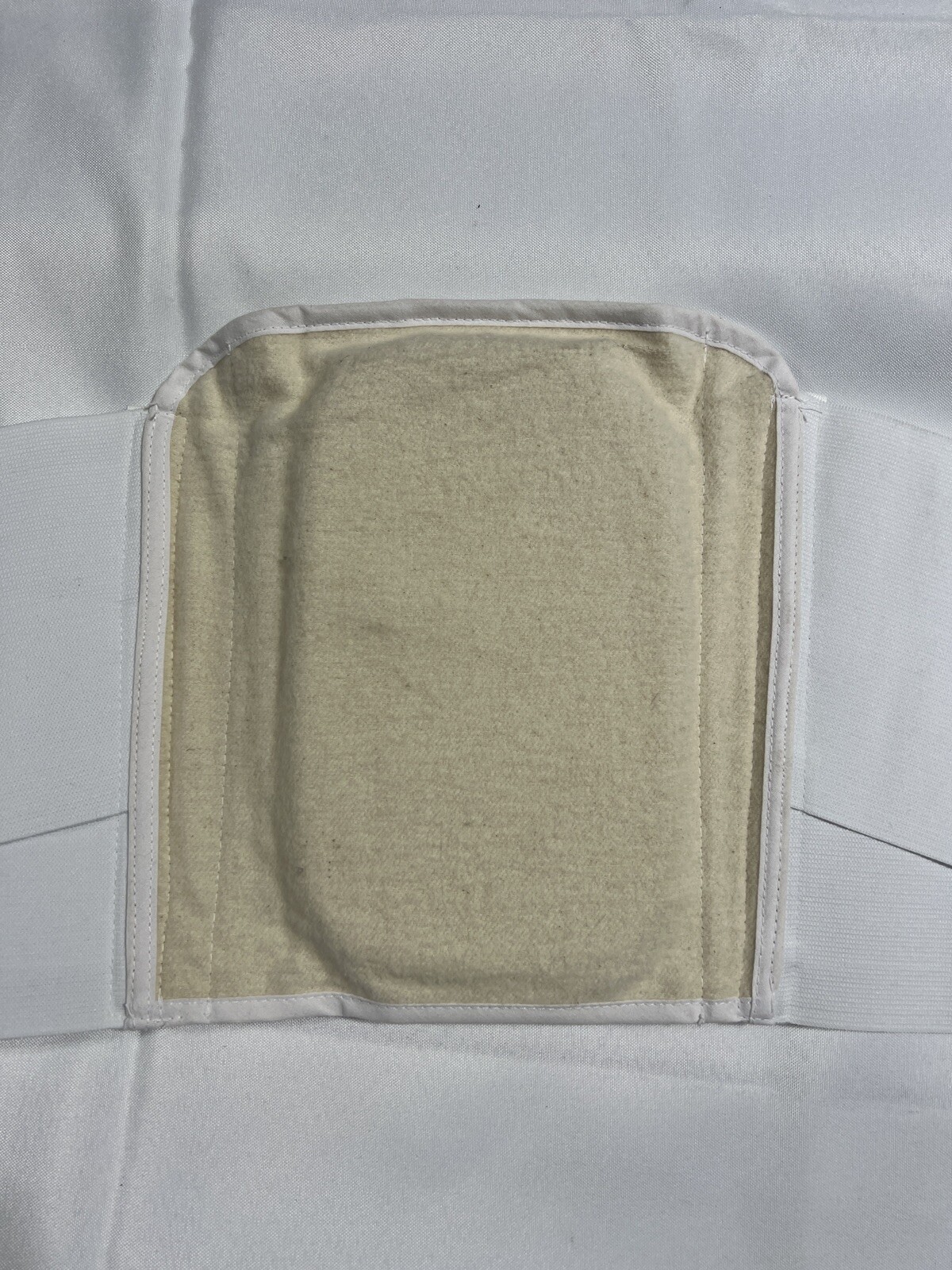 Lumbar Sacral Support Back Brace White Size Large