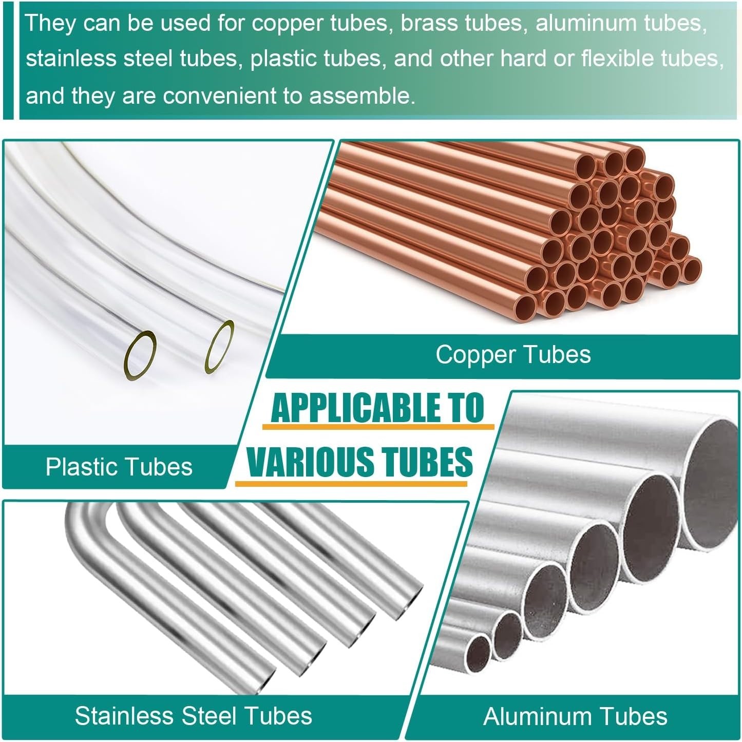 High-Quality Brass Compression Fittings – 500PCS Sleeves and Inserts Assortment
