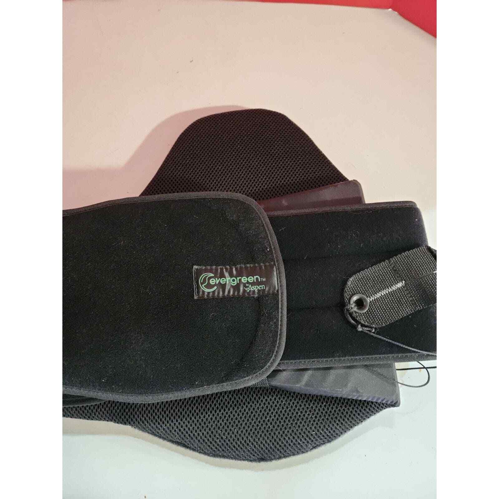 Back Support Brace Evergreen By Aspen One Size Adjustable EUC