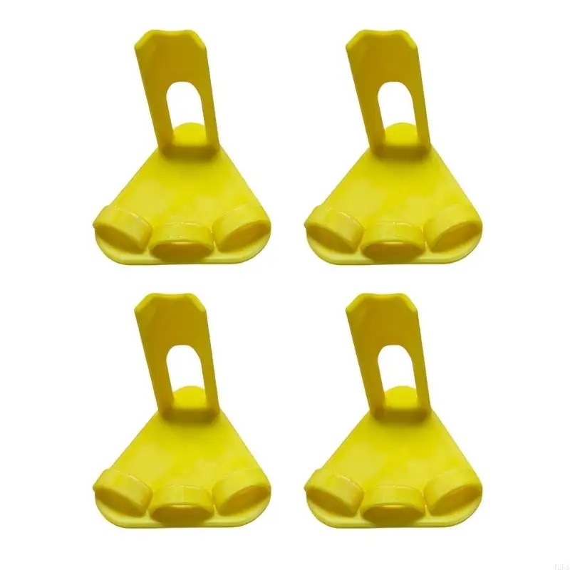 Pack of 4 Chicken Leg Splints with Adjustable Straps for Correcting Foot Deformi