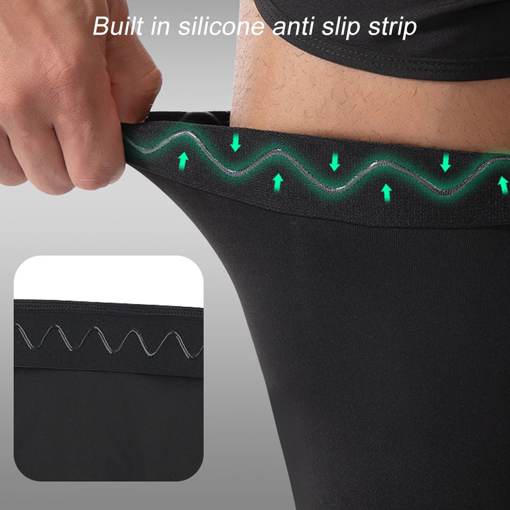 2PCS Sports Compression Long Leg Sleeves for Running Basketball Football Cycling