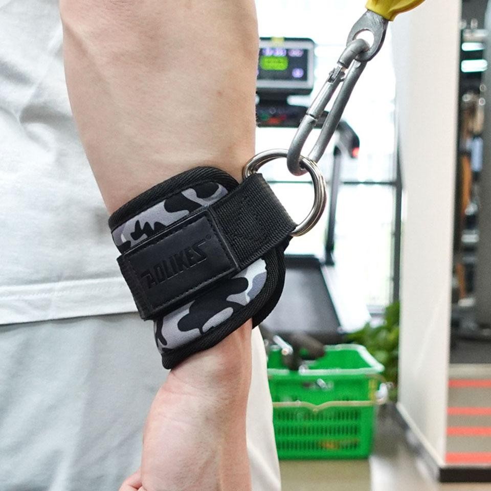 Aolikes Adjustable Padded Ankle Wrist Cuffs Padded Straps D-ring Glute Kickback
