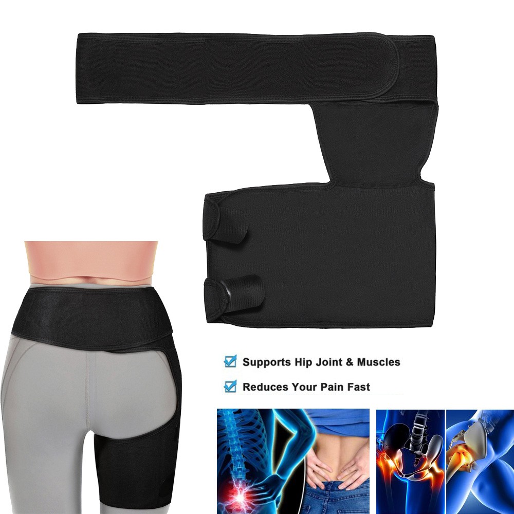 Hip Brace Compression Groin Support Wrap for Sciatica Pain Relief Thigh Recovery