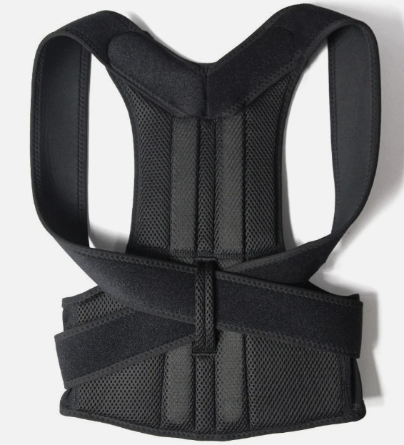 Adjustable Posture Corrector Low Back Support Shoulder Brace Belt for Men Wo