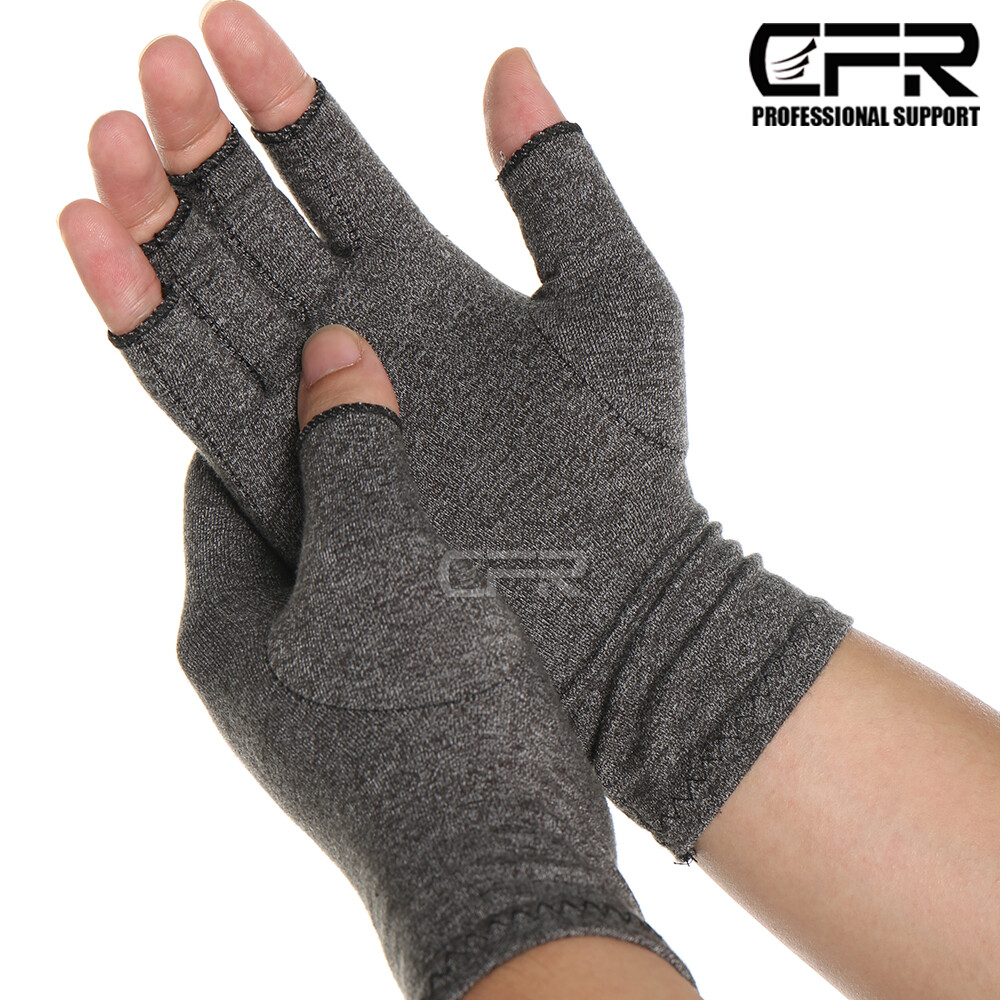 Compression Gloves Carpal Tunnel Anti Arthritis Pain Relief Therapeutic Brace @