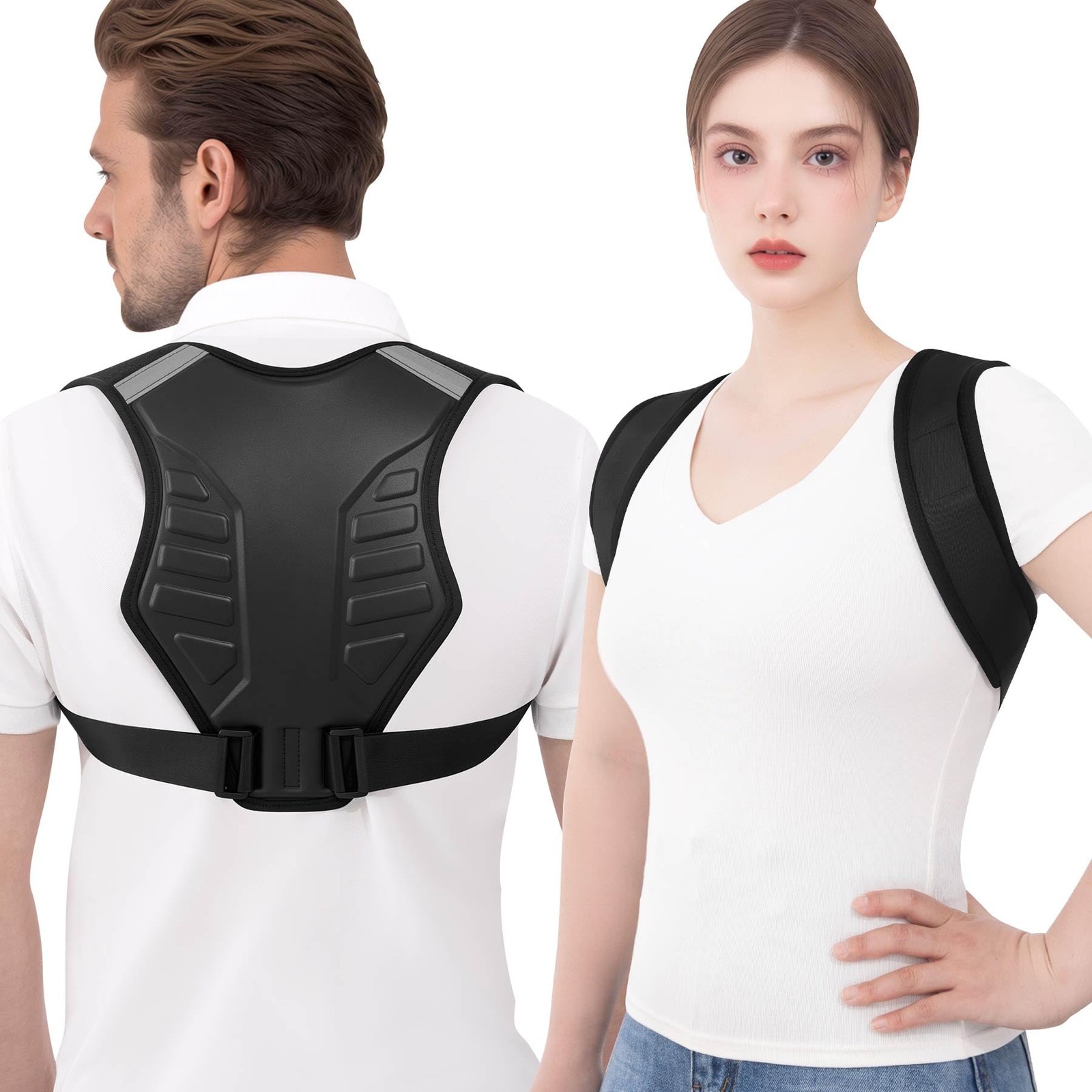 Zrughno Posture Corrector for Women and Men Back Brace XX-Large/XXX-Large