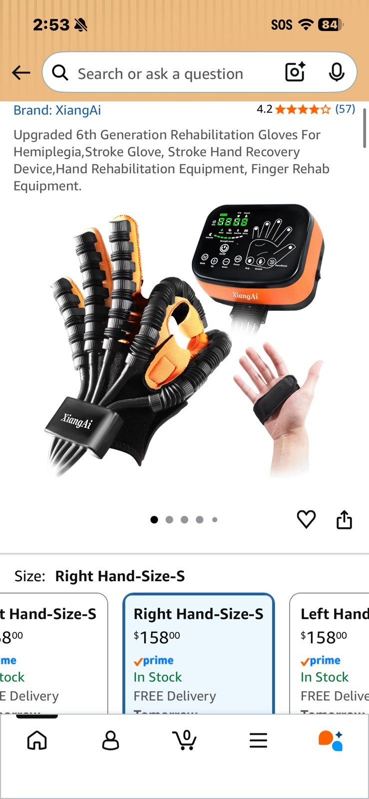 MZU Upgraded version of rehabilitation robot gloves,finger and hand exercise …