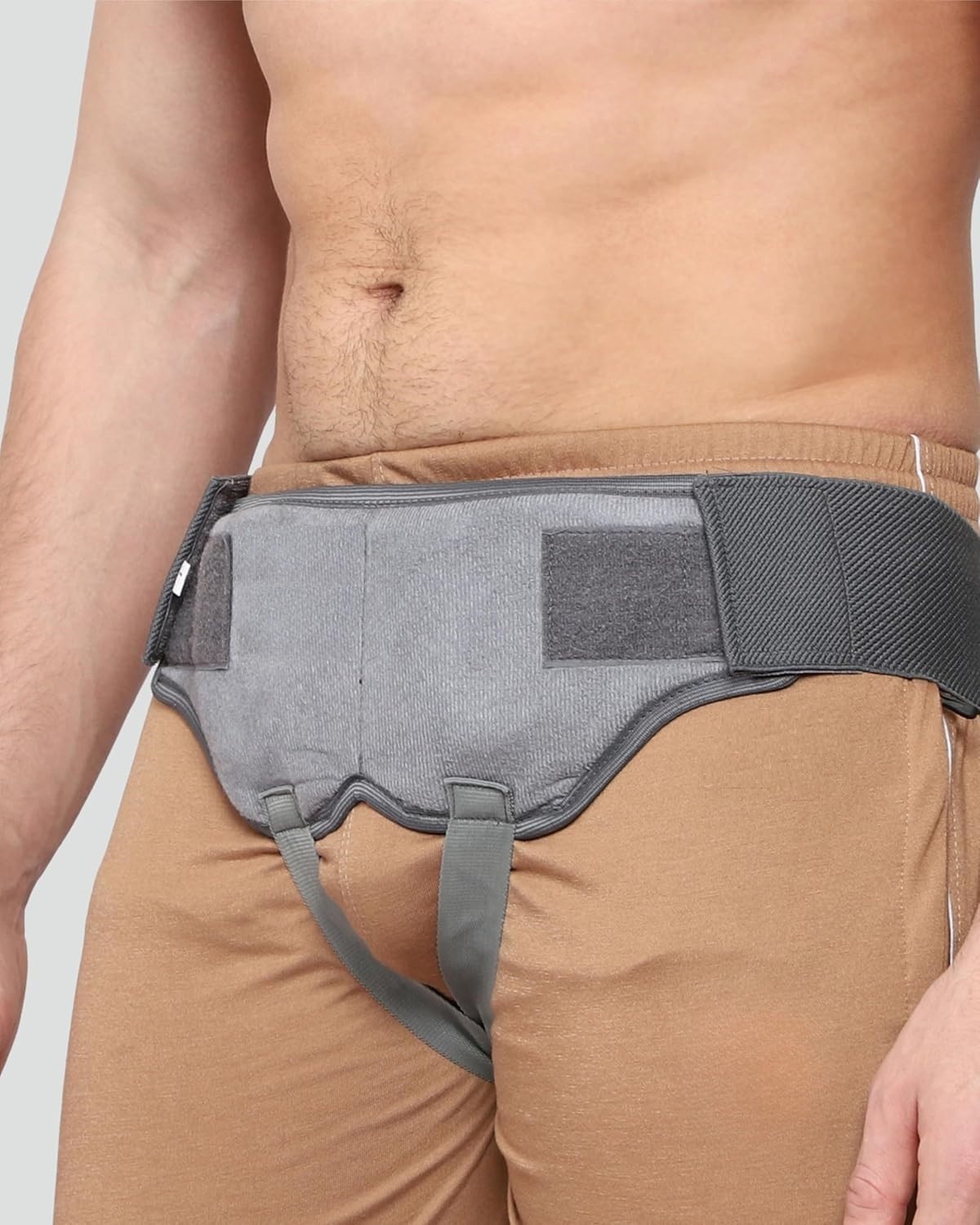 Double Inguinal Groin Hernia Support Belt Truss Brace for Men