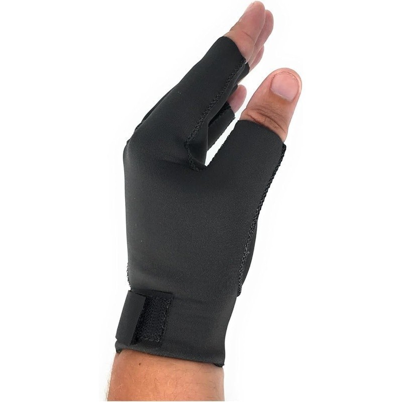 Therapeutic Neoprene Compression Gloves Arthritis Pain Relief Open Finger Design