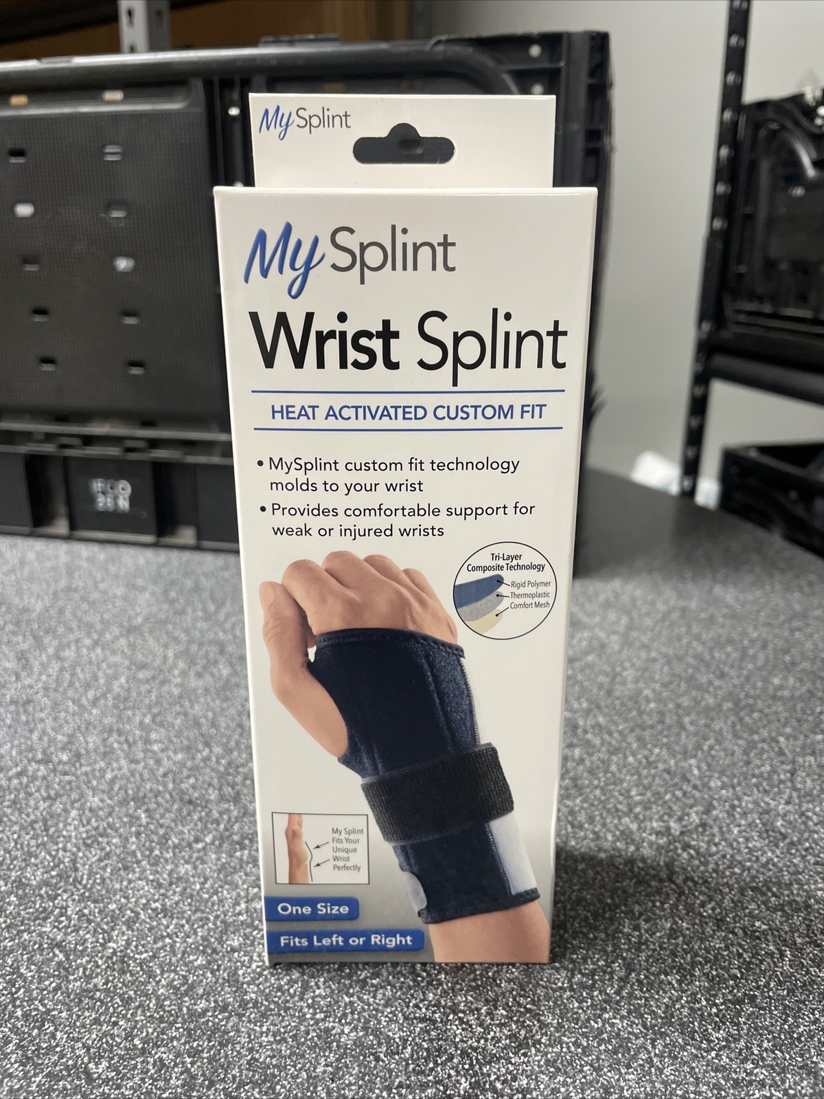My Splint Wrist Splint Heat Activated Custom Fit for Left/Right Hand-FREE SHIP