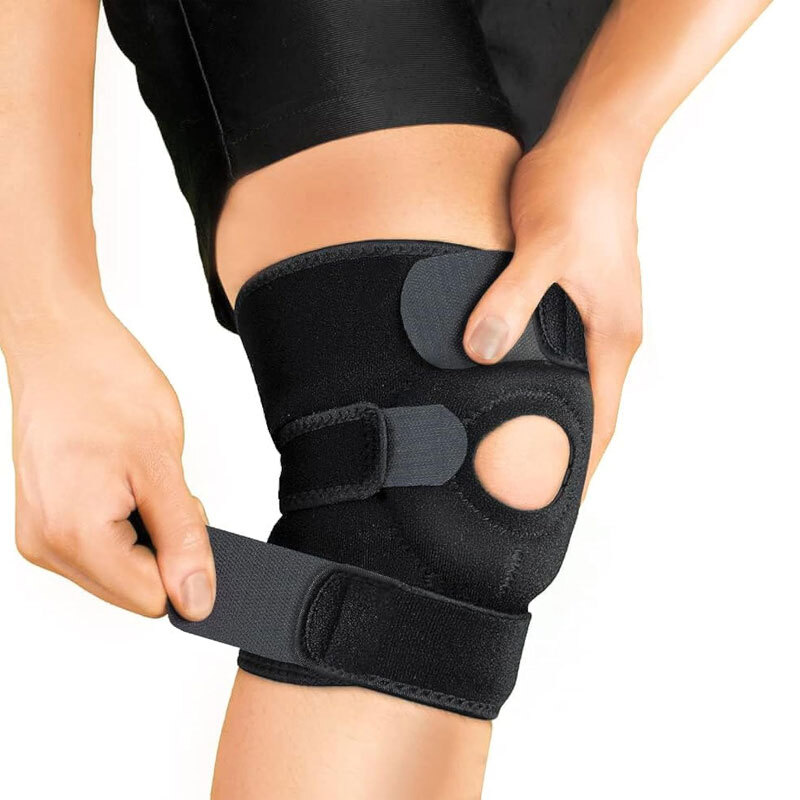 Knee Brace Compression Sleeve Support Sport Joint Arthritis Patella Stabilizer/