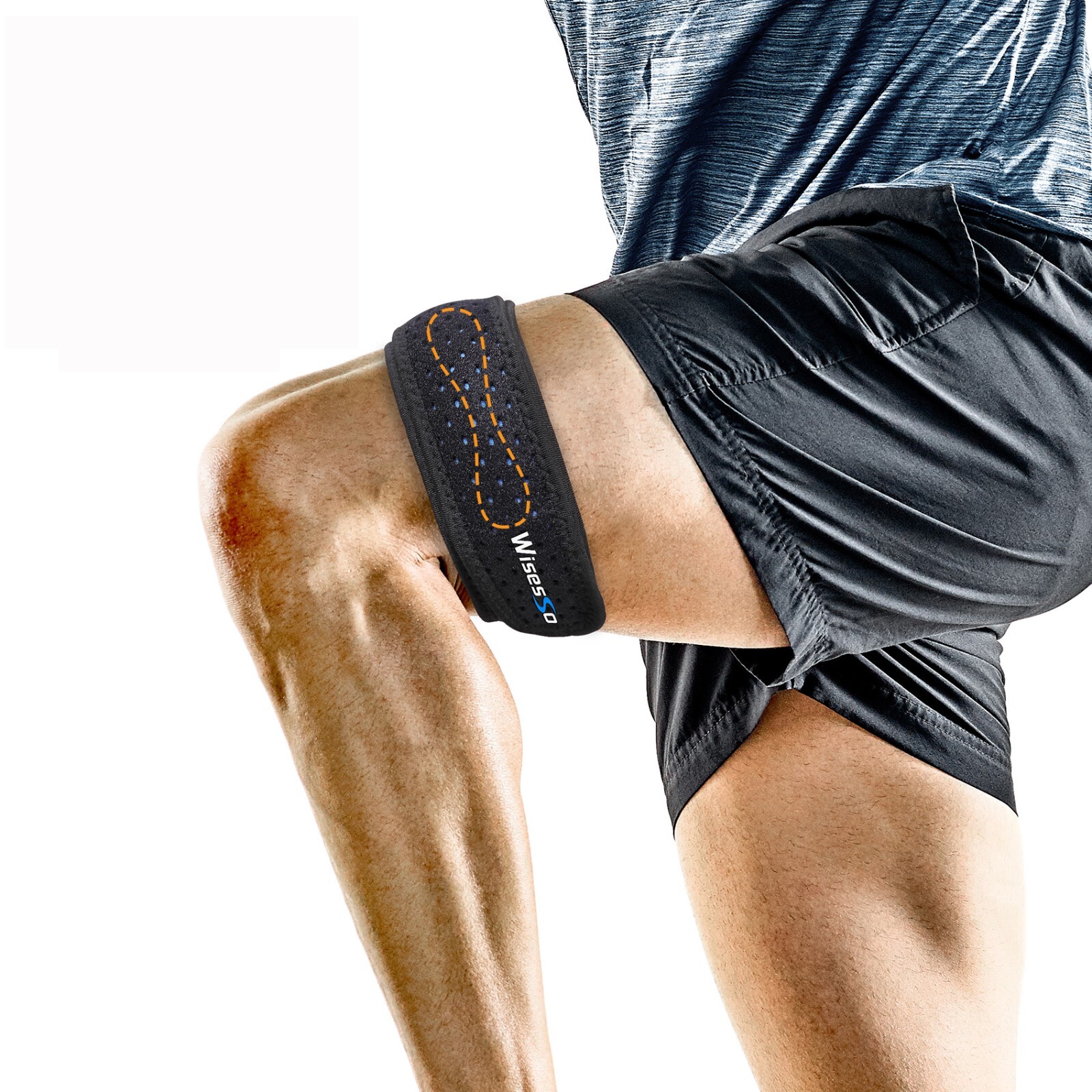 IT Band Strap,Adjustable Iliotibial Band Syndrome Brace