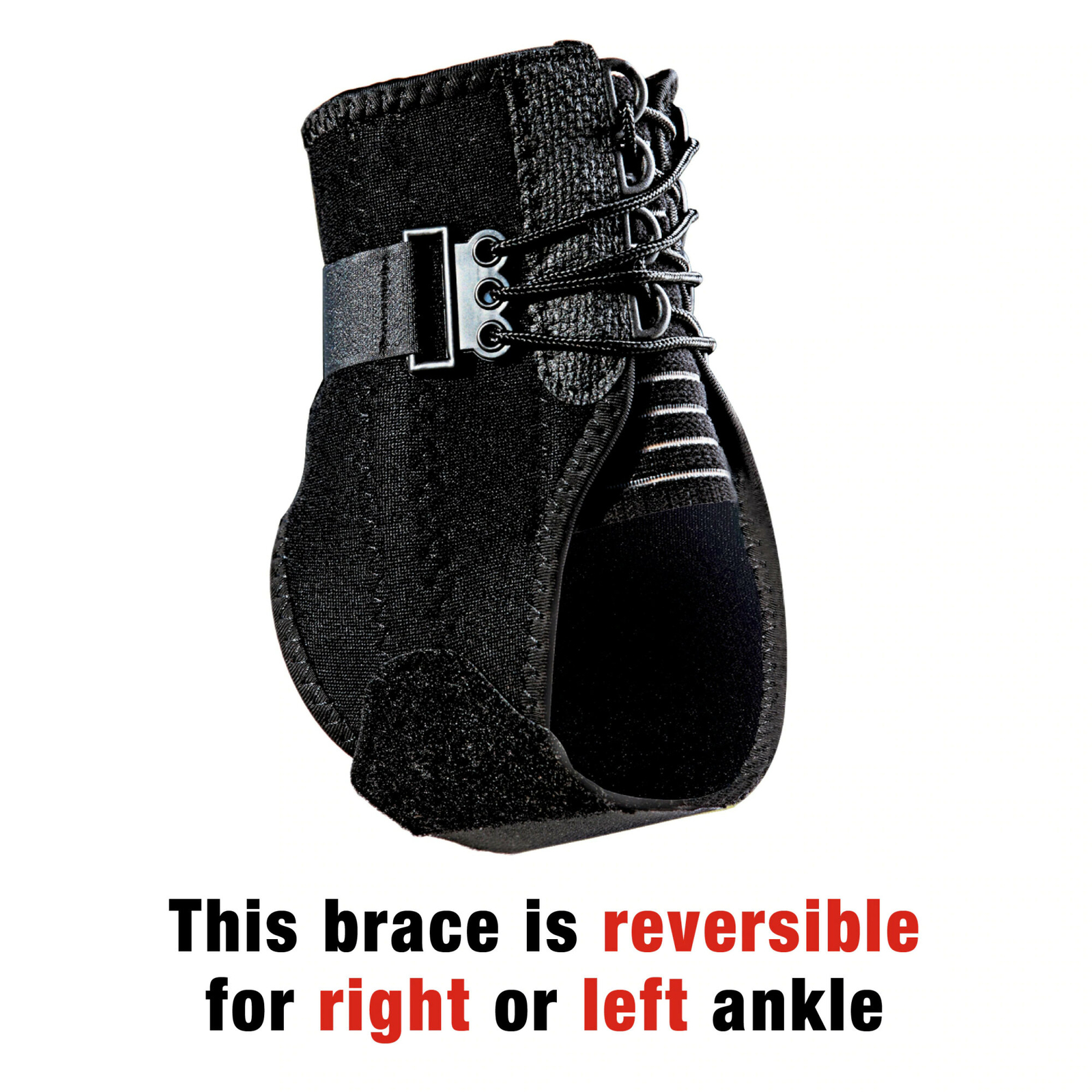 ACE Ankle Brace with Side Stabilizers 207266, One Size Adjustable