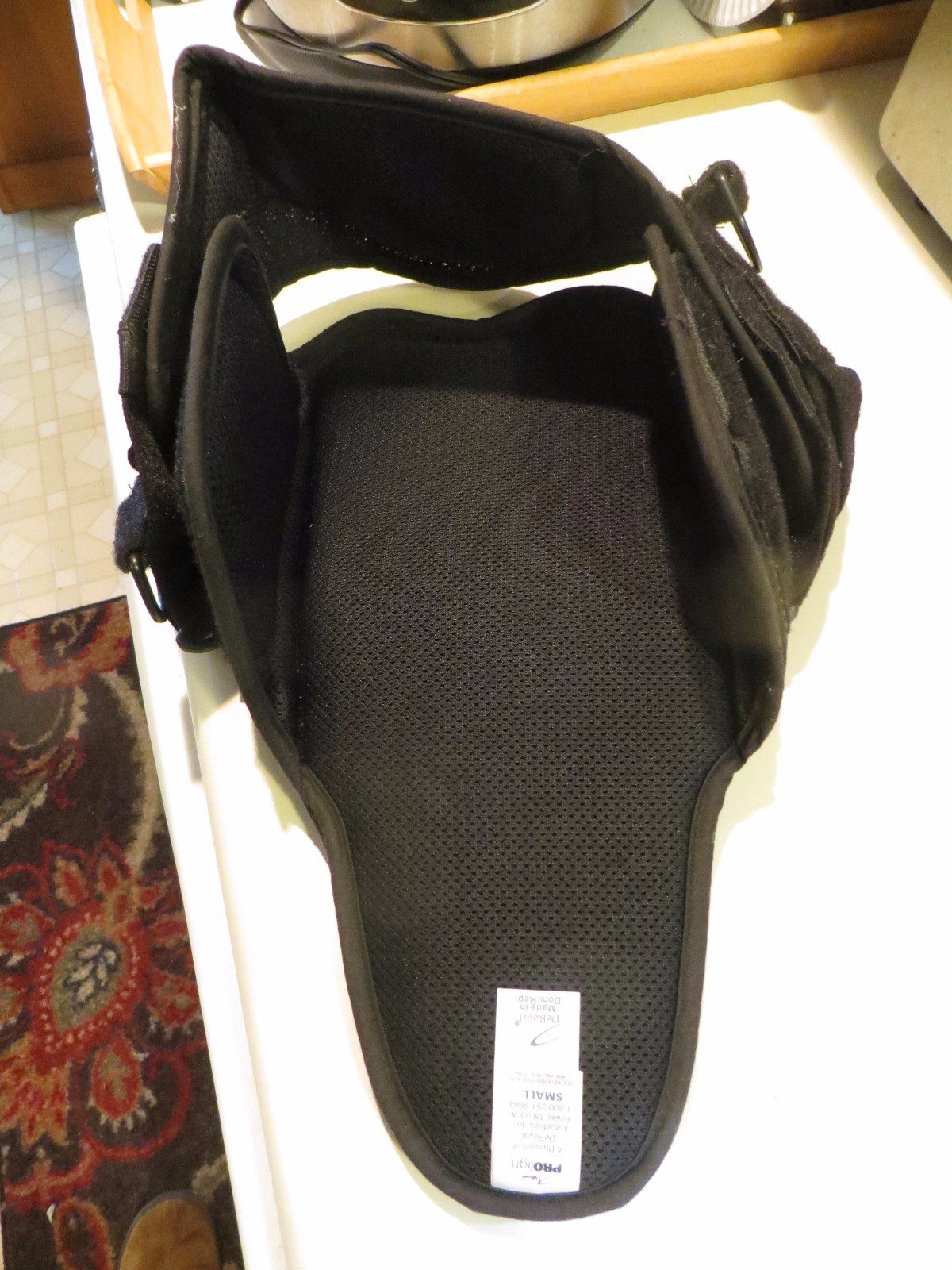 DeRoyal Prolign Pro Back Brace Lumbar Support Adjustable Size Small
