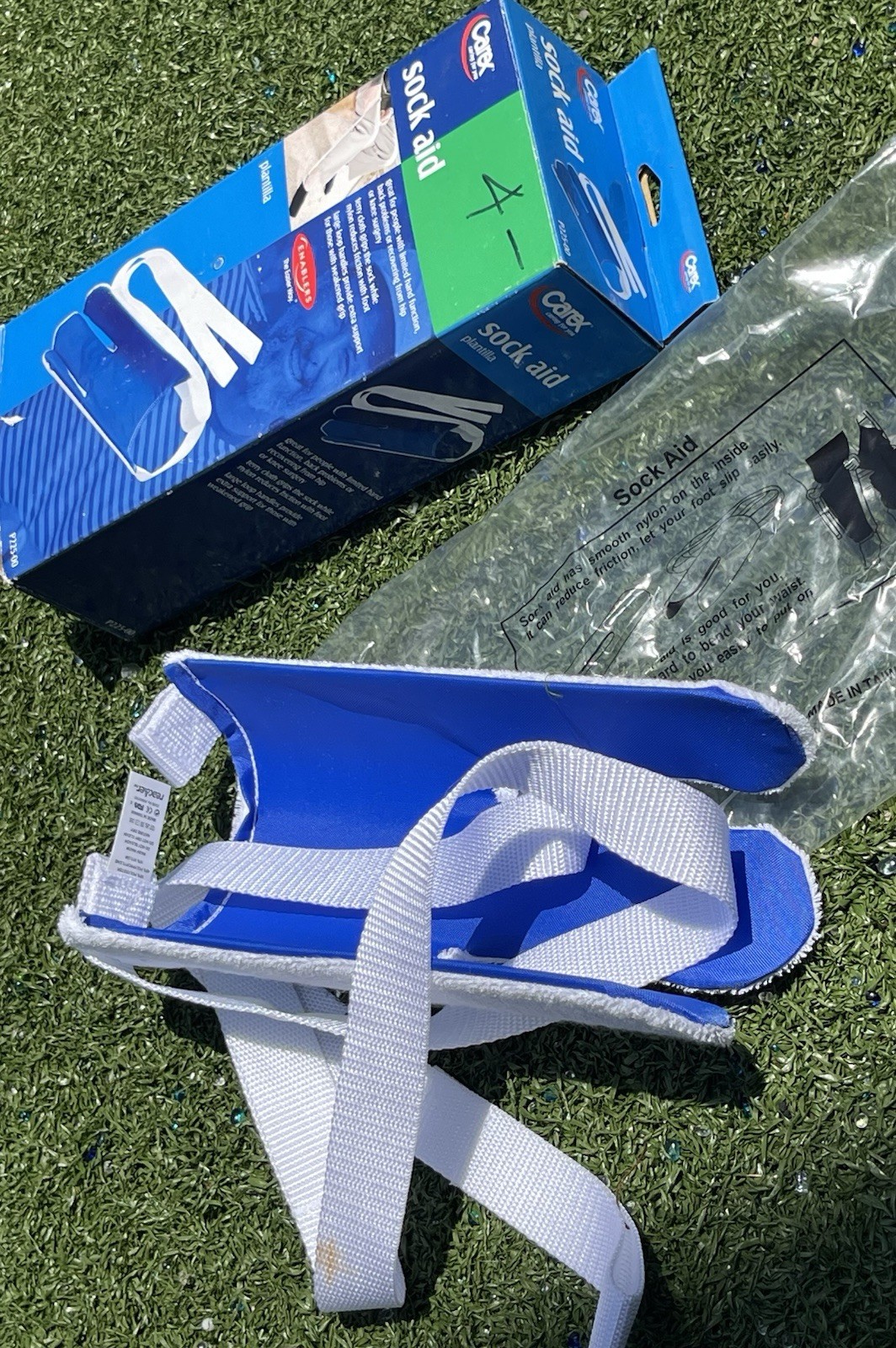 Corex Sock Aid Pull Assist w/ Straps – New Old Stock in Box – Disability Aid