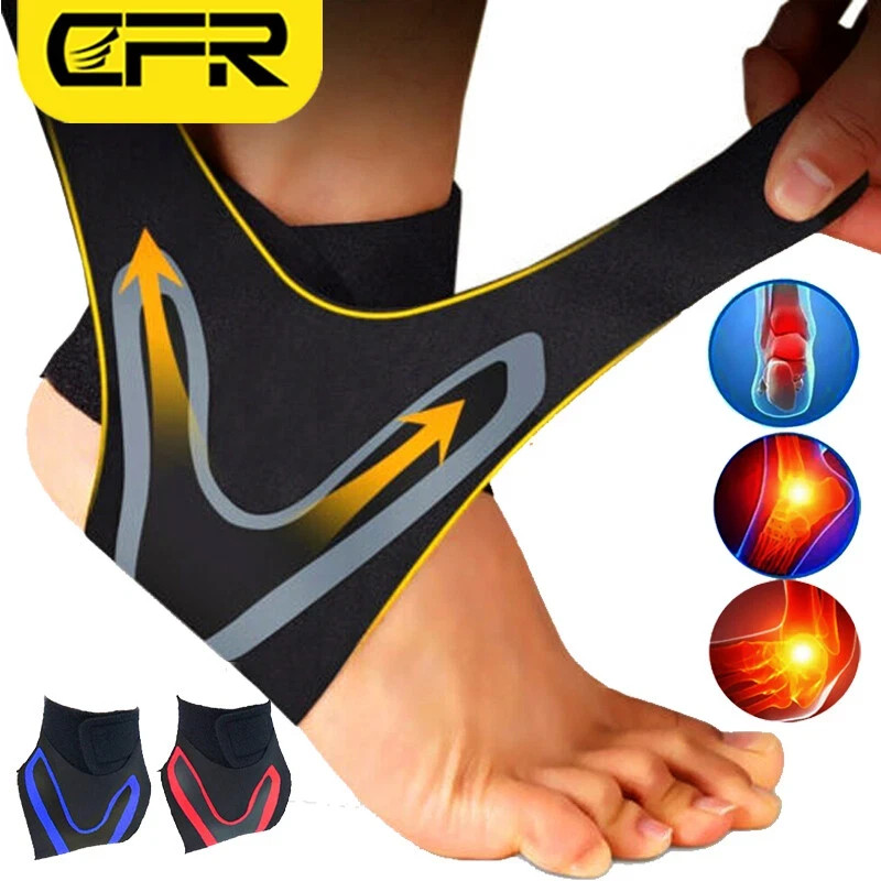 Ankle Brace Support Compression Sleeve Pain Relief Plantar Fasciitis Foot Wrap