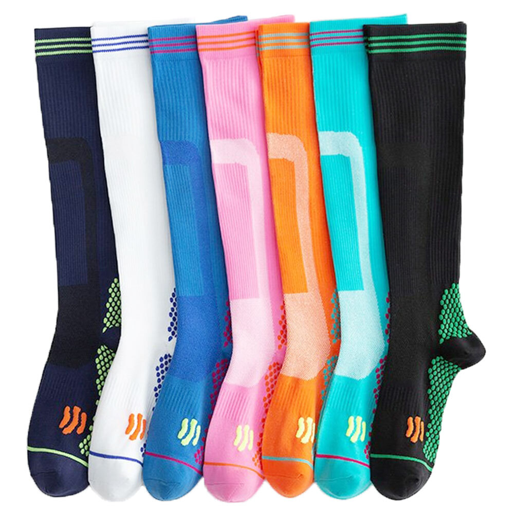 3 Pairs Compression Socks 20-30mmHg Plus Size Wide Calves for Flying Running