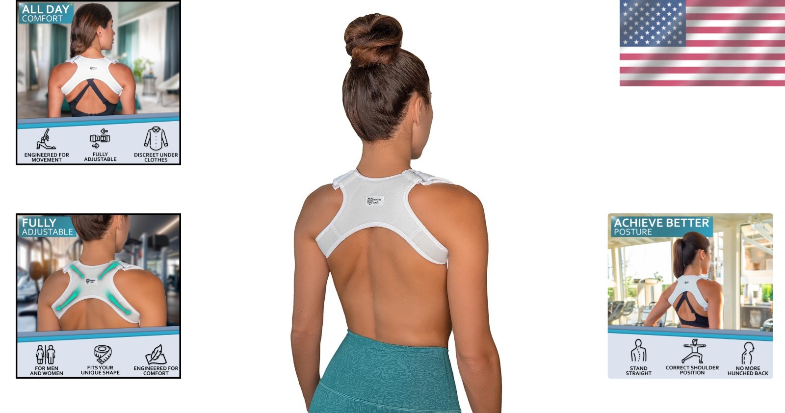 Elegant Back Posture Corrector for Neck Hump Relief – Adjustable & Discreet