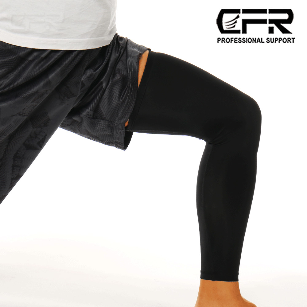 Leg Brace Thigh High Compression Sleeve Socks Support Gym Pain Relief Men Women
