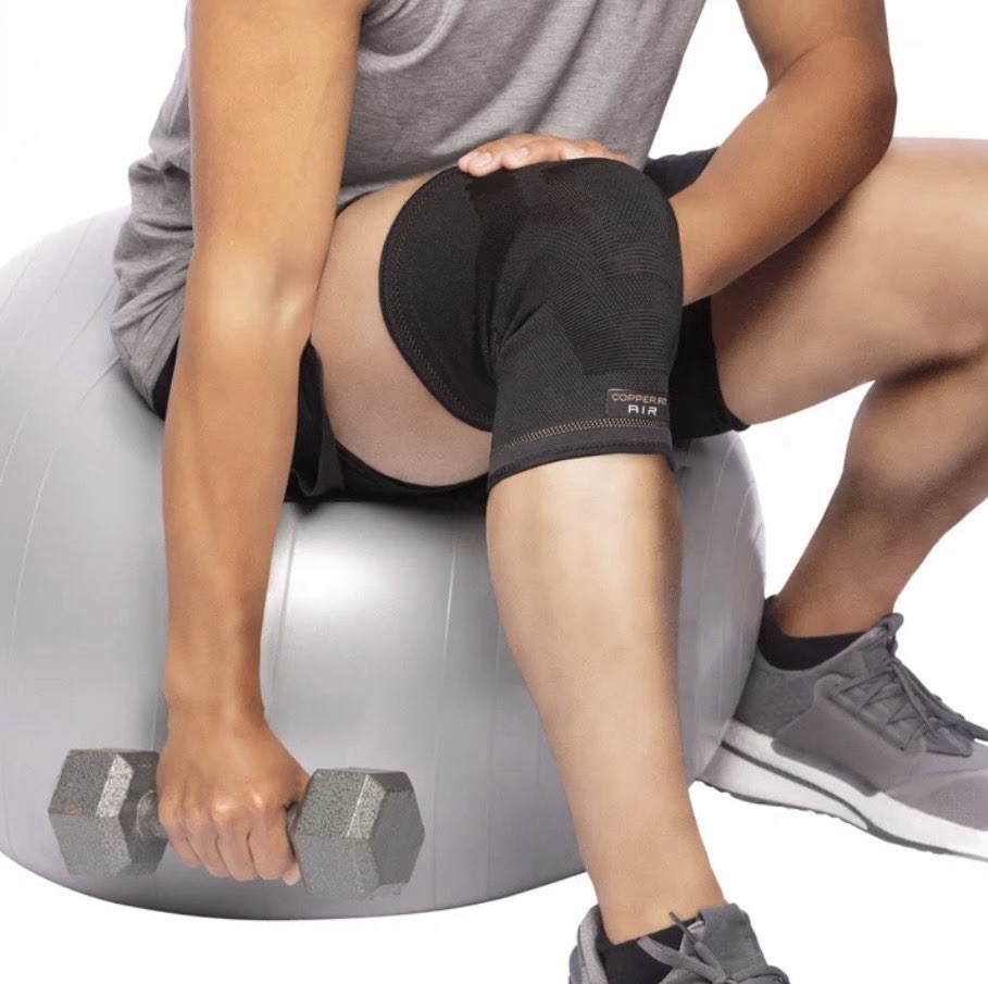 Copper Fit Elite Air Knee Sleeve S/M Compression Support NEW Open Box Pair