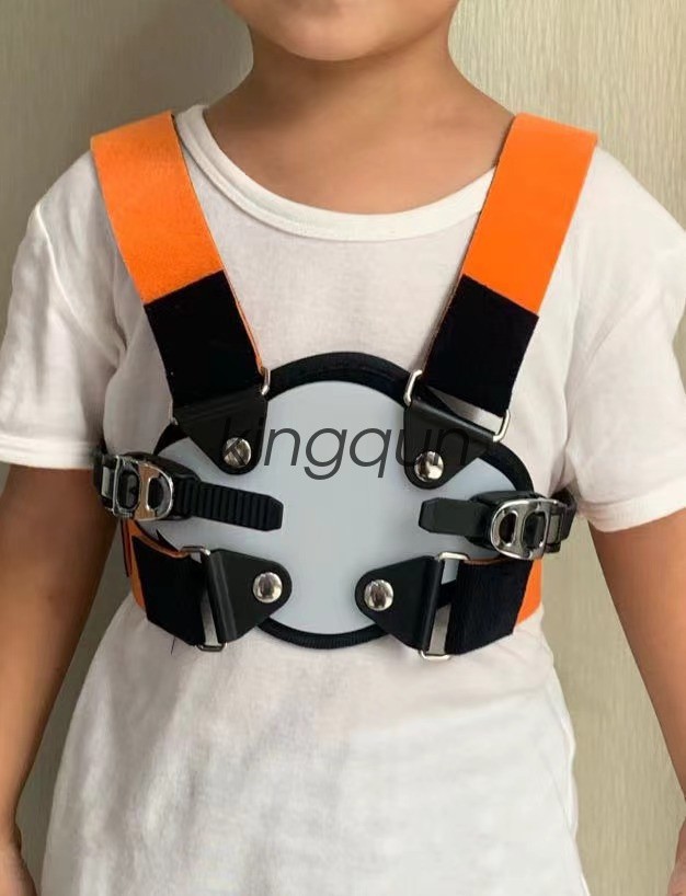 Upgraded Kids Pectus Carinatum Chest Brace Adjustable Support with Extra Straps