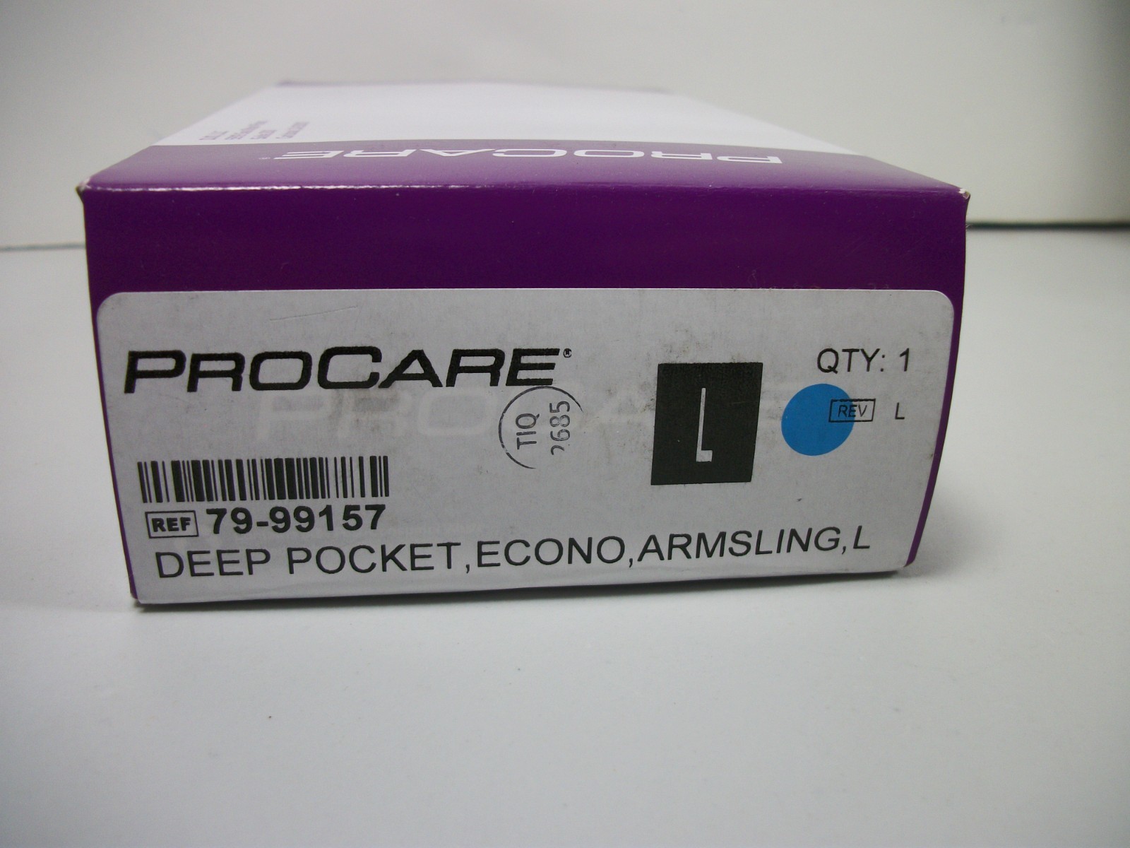 ProCare Deep Pocket Econo Arm Sling Large New In Box 79-99157 Dark Blue