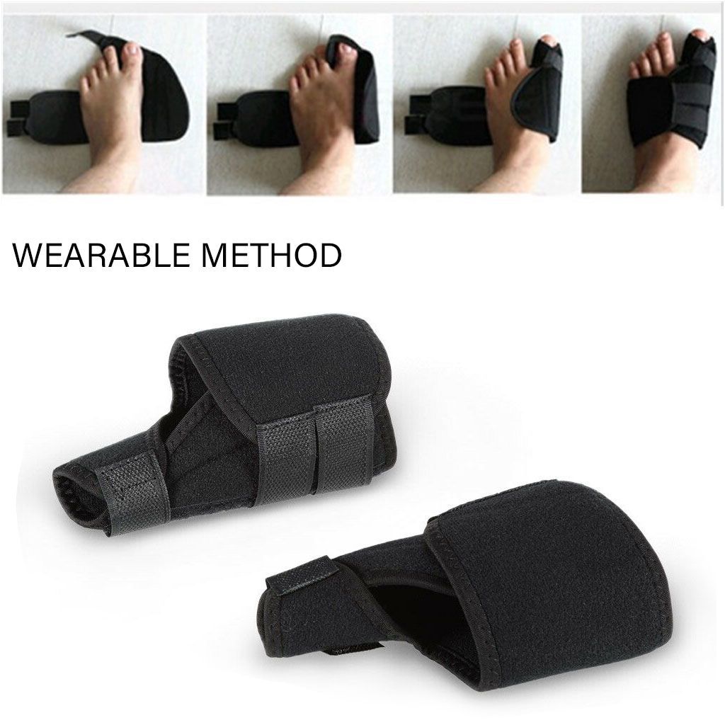 Toe Corrector Hallux Valgus Big Bunion Splint Straightener Foot Relief Pain Nigh