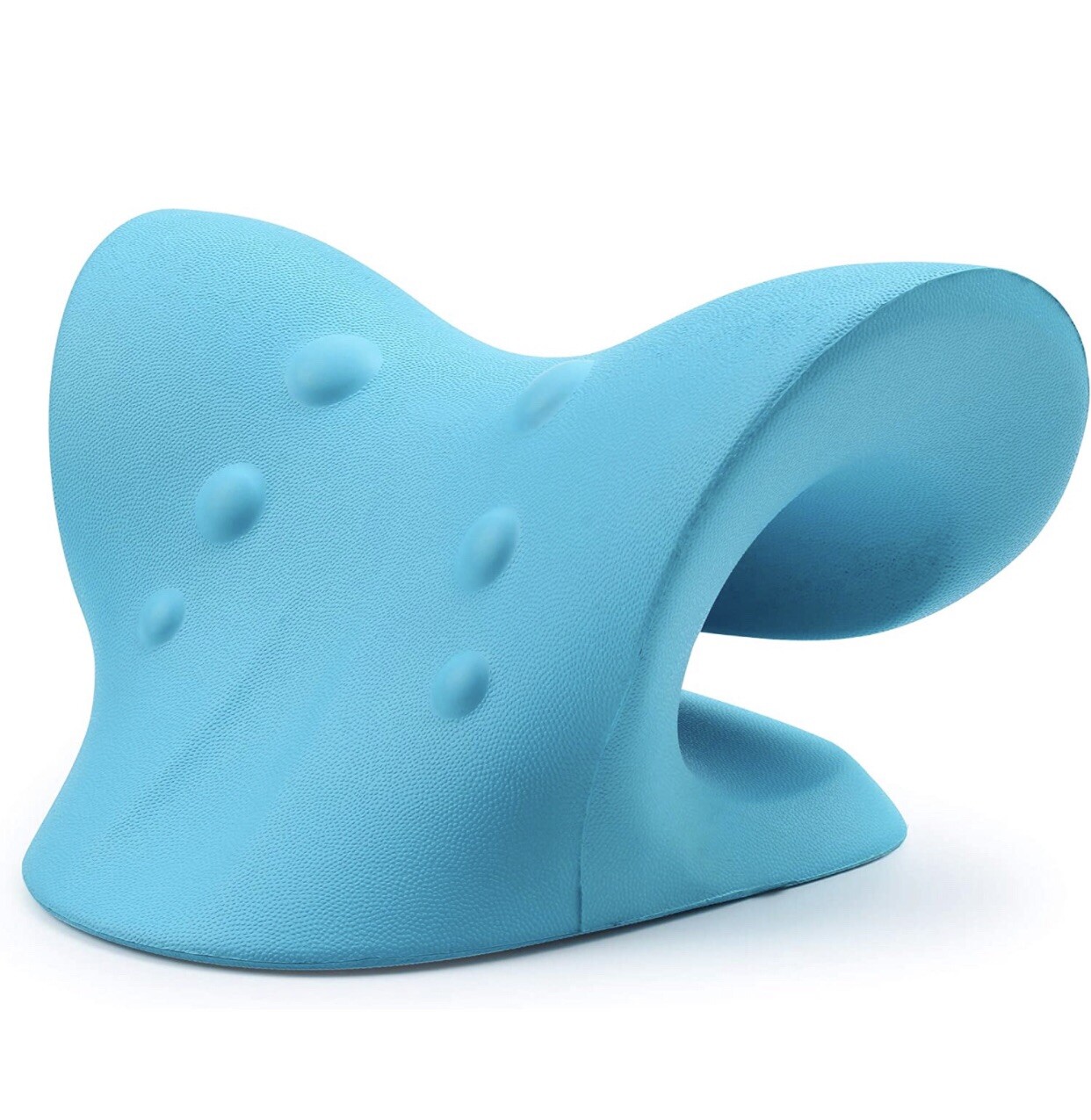 Neck/Shoulder Relaxer for TMJ Pain Relief and Cervical Traction Device DARK BLUE
