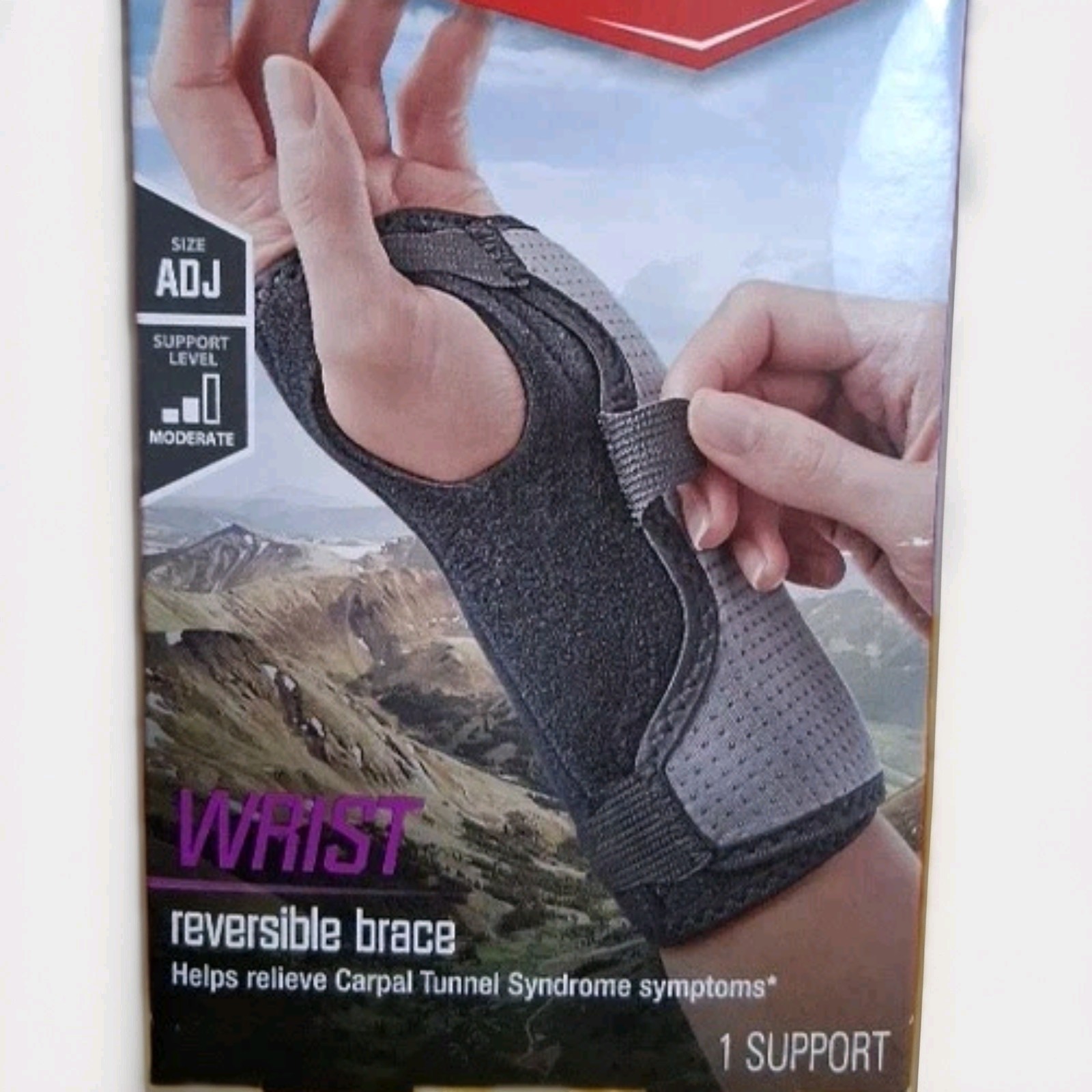 ACE Wrist Brace Reversible Adjustable Carpal Tunnel Symptoms Left or Right Hand