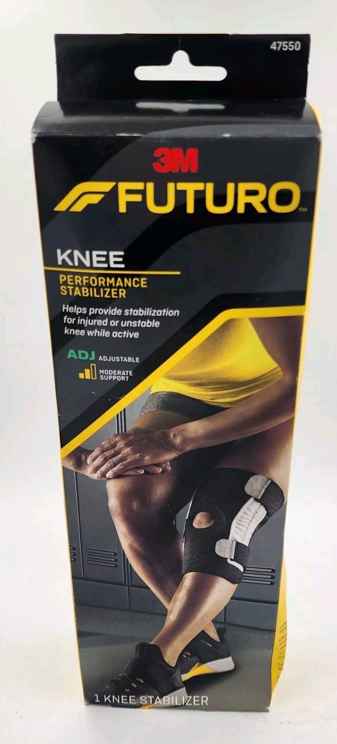 3M Futuro Knee Performance Stabilizer Brace Adjustable Moderate Support New