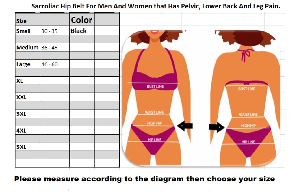 Hip Belt, Posture Corrector for Men and Women, Compression Hip Support Belt,