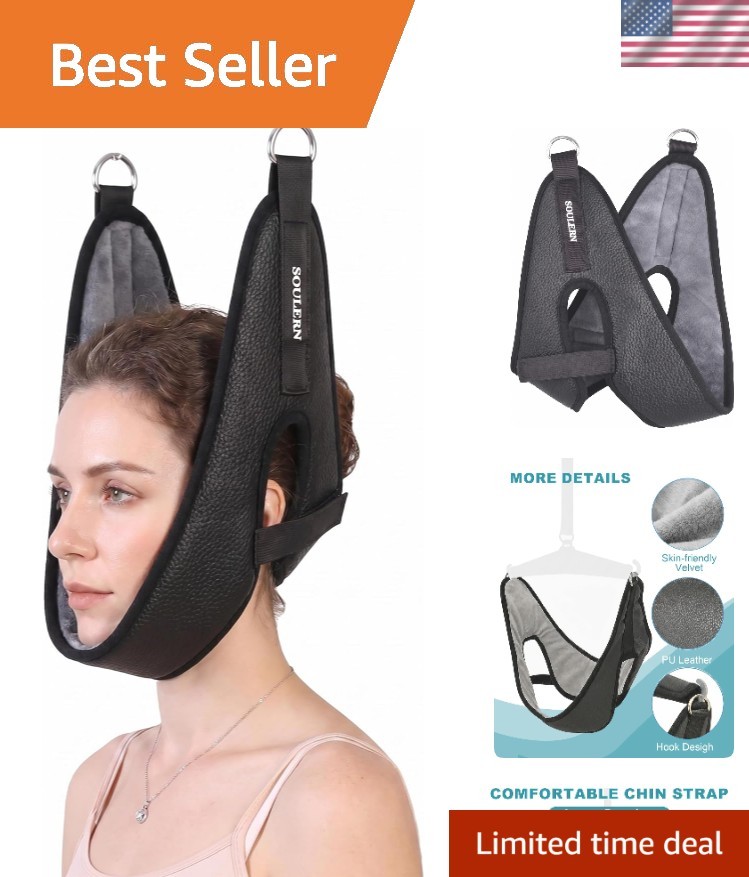 Adjustable Chin Support Pad – Lightweight Velvet Cushion for Travel Comfort