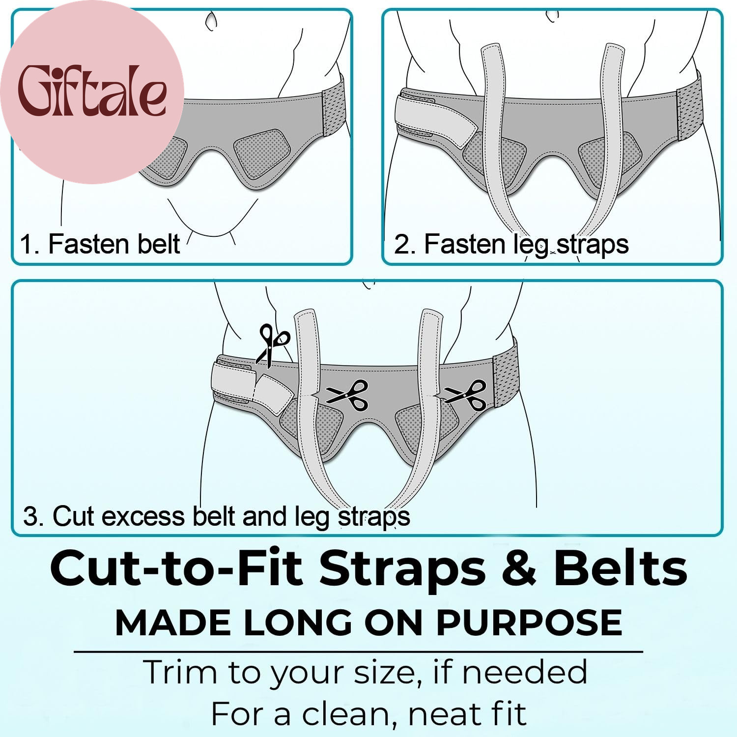 Universal Hernia Belt Truss for Men Women – Double/Bilateral Inguinal/Sports Her