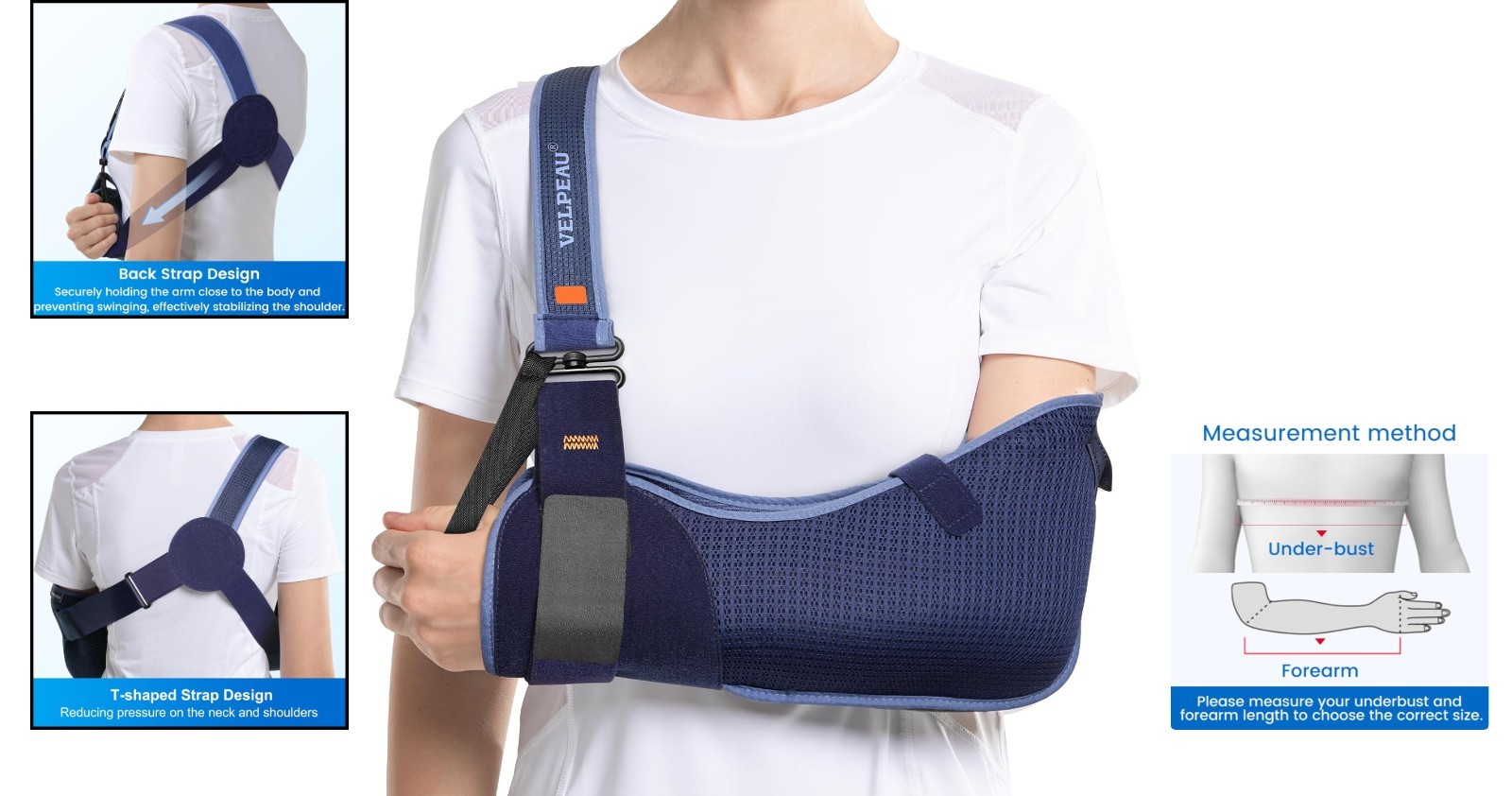 Lightweight & Comfortable Arm Sling for Shoulder Injury – Ideal for Recovery