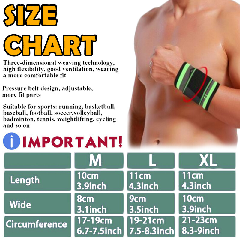 Wrist Brace Band Wrap Adjustable Support Gym Strap Carpal Tunnel Bandage Sports