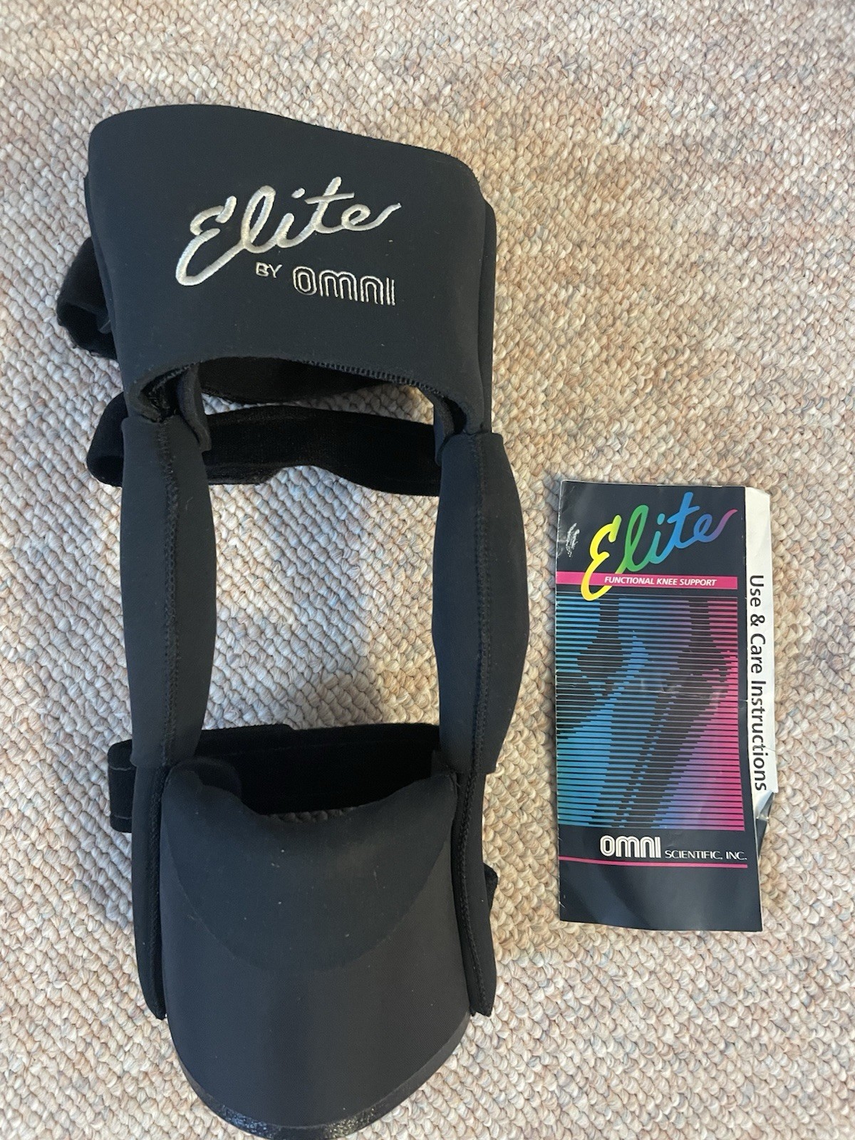Omni Elite Hinged functional stability knee brace Size M Right leg USED