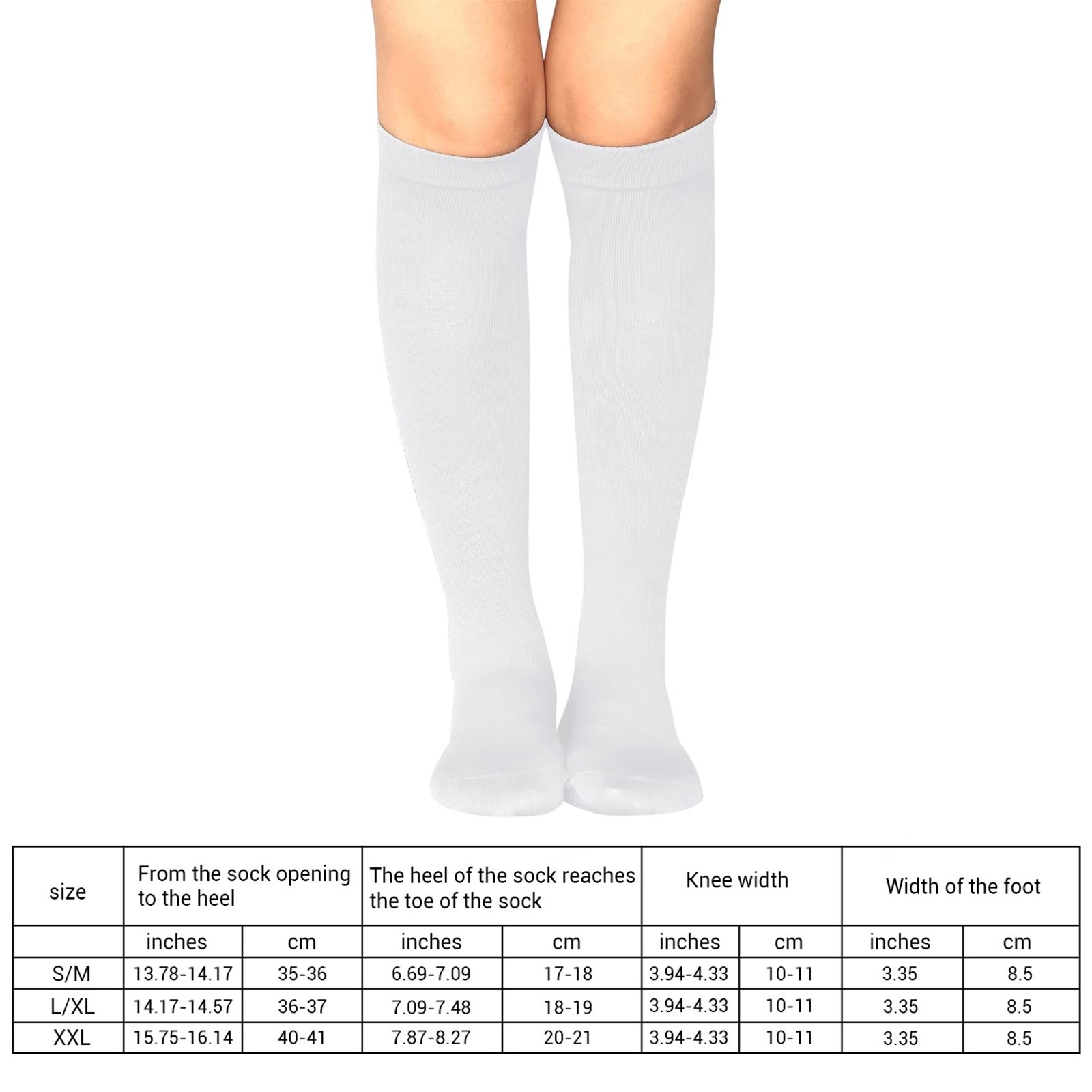 10 Pairs Copper Compression Socks 20-30mmHg Graduated Support Mens Womens S-XXL