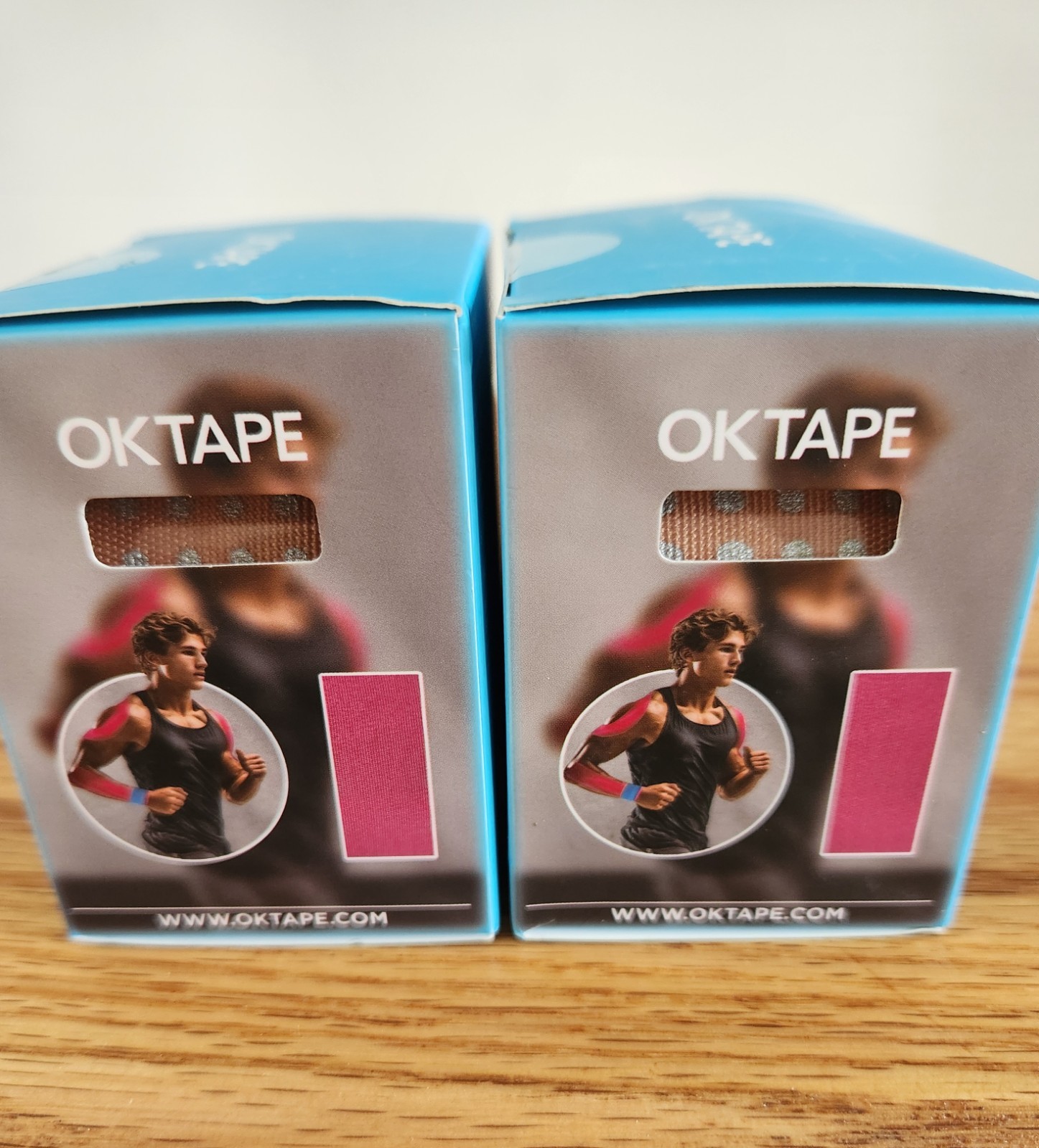 2-OK Tape Rolls Original Kinesiology Tape Prime Sports Roll 2” x 16’ BEIGE Dots