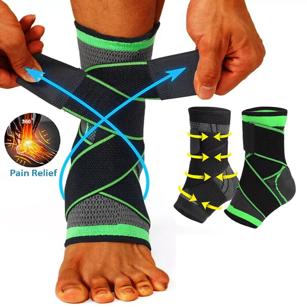 Tobillera Deportiva PROTECTOR DE TOBILLO Soporte Gym Foot Fasciitis Pain Relief