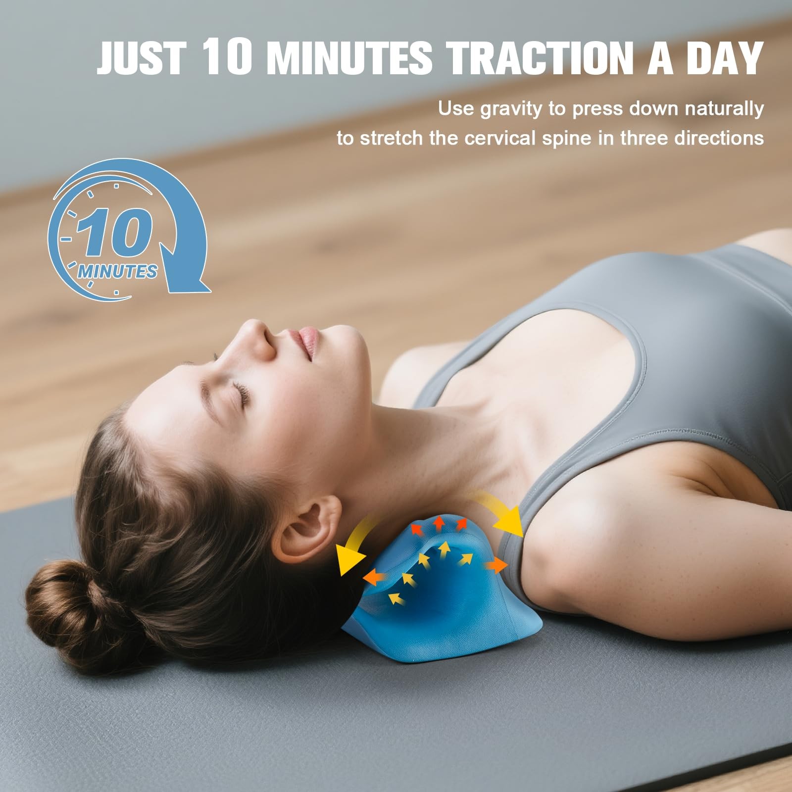 Neck Stretcher and Cervical Traction Device, Relaxer for TMJ Pain and Shoulde…