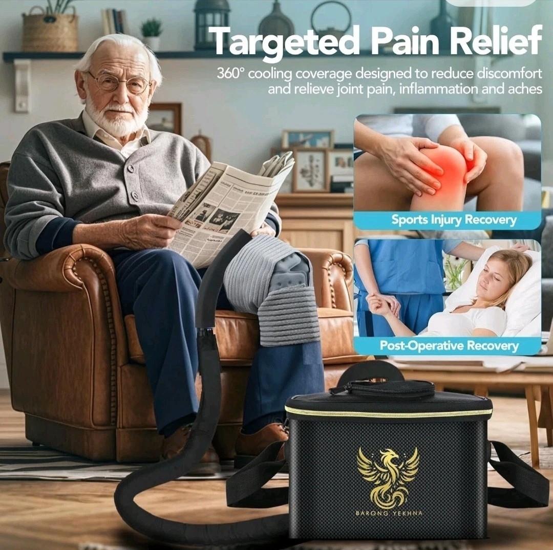 Portable Ice Machine for Knee & Joint Recovery – 12h Cryotherapy System