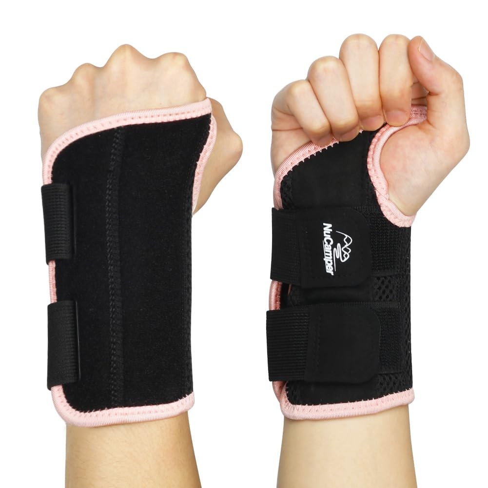 NuCamper Carpal Tunnel Wrist Brace for Both Left Right HandsAdjustable Wrist …