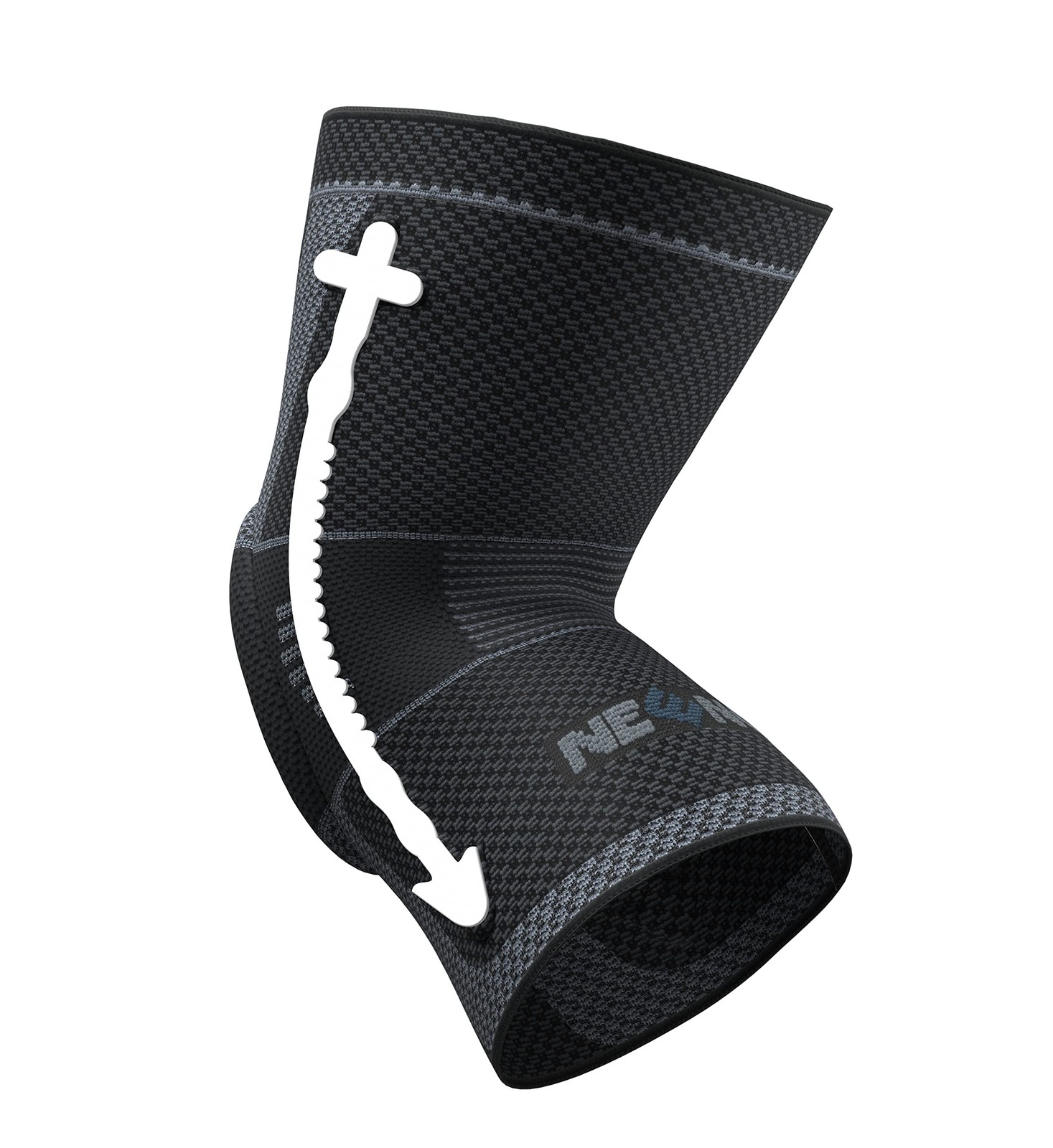 Professional Knee Brace Compression Sleeve Support for ACL Meniscus Arthritis L