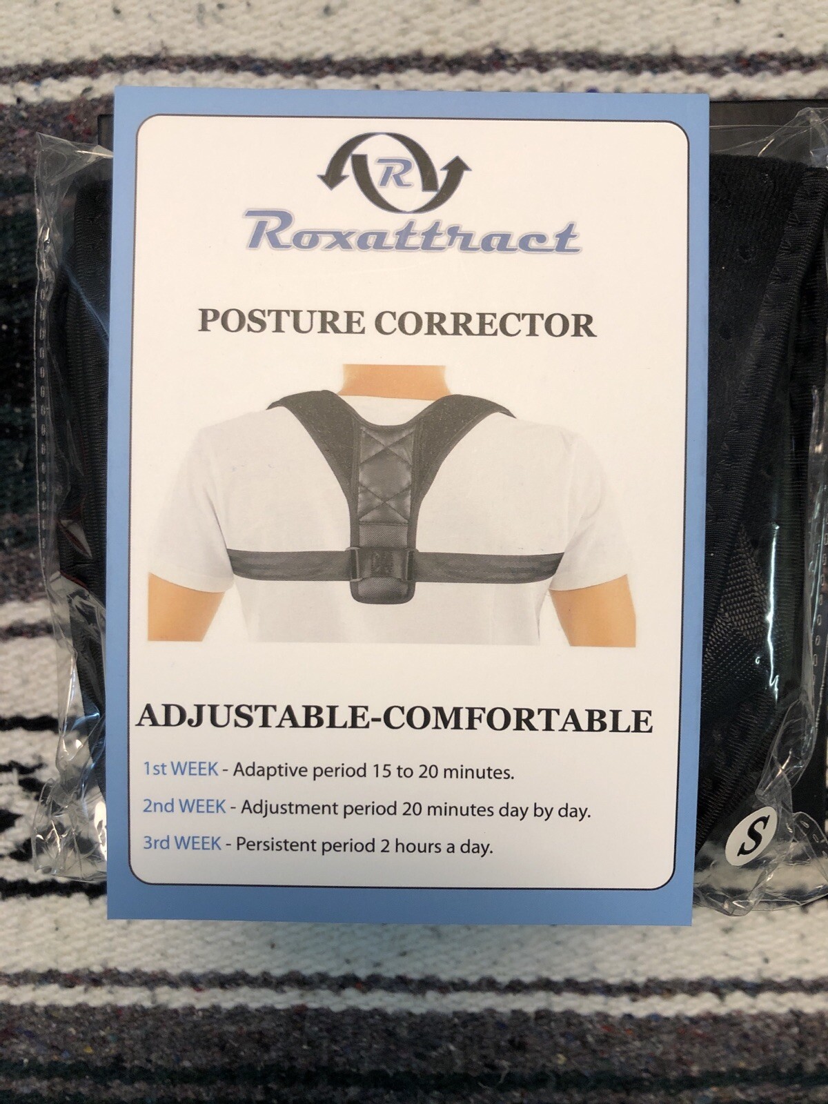 Roxattract Brace Posture Corrector Women Men Breathable Comfortable (S)(c14)c39