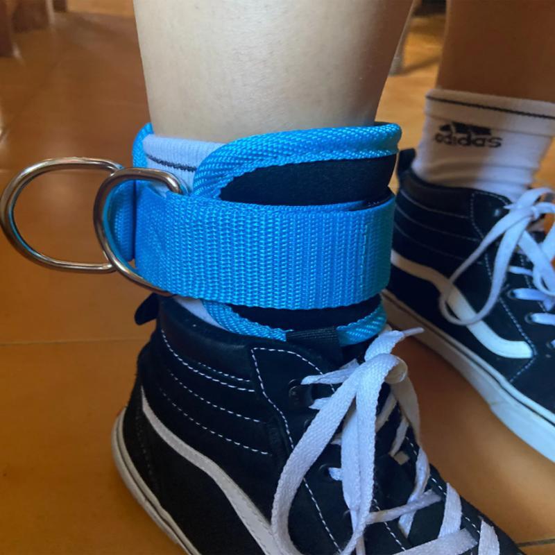 Double D-ring Ankle Straps – Gym Support for Glutes, Legs & Strength Training