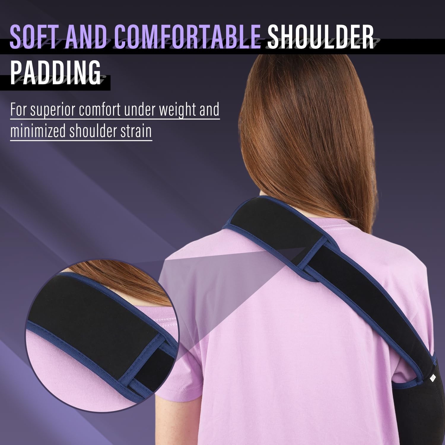 Arm Sling Shoulder Immobilizer for Women & Men Breathable Sling Size M