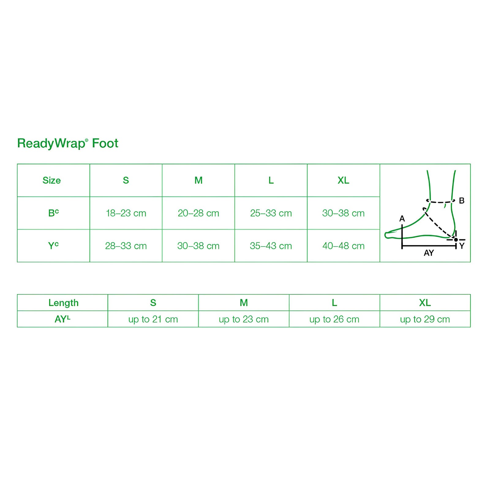 READYWRAP ReadyWrap Foot Black Left Large Compression Wrap (104425)