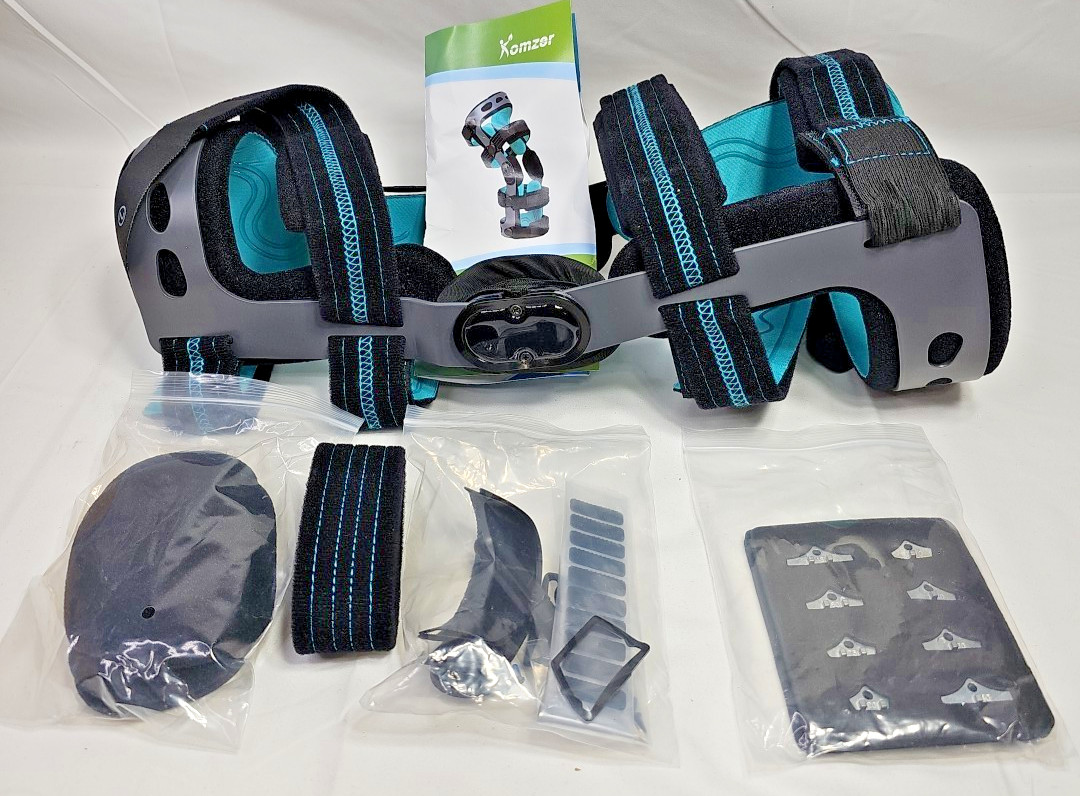 Komzer ACL Knee Brace for Men & Women Knee Support for Running Large Left