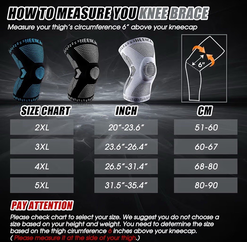 Plus Size Knee Brace for Knee Pain, Knee Support with Side Stabilizers & Pate…