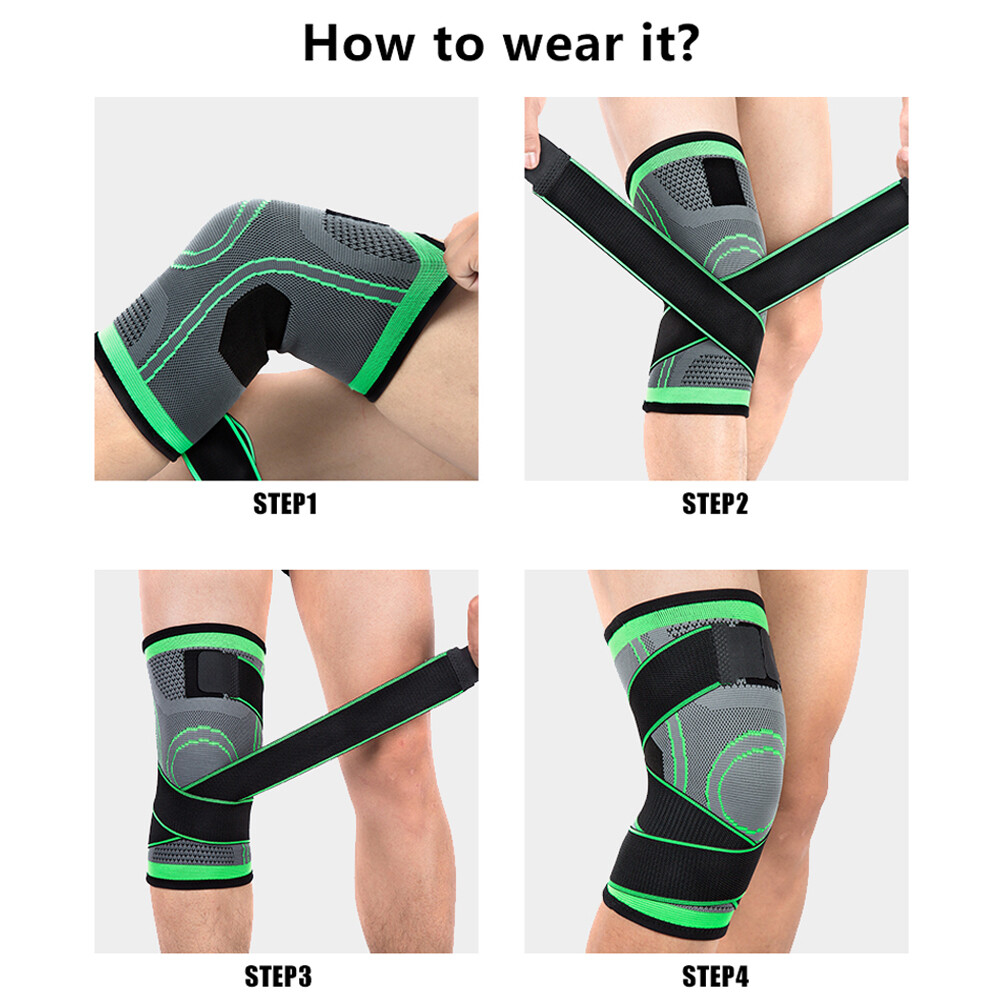 Copper Knee Sleeve Compression Brace Patella Support Stabilizer Sports Gym Joint